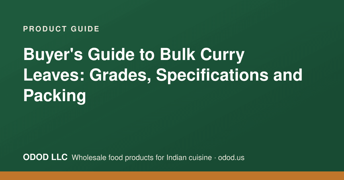 Dried whole curry leaves in bulk cartons beside a sample of curry leaf powder prepared for specification checks