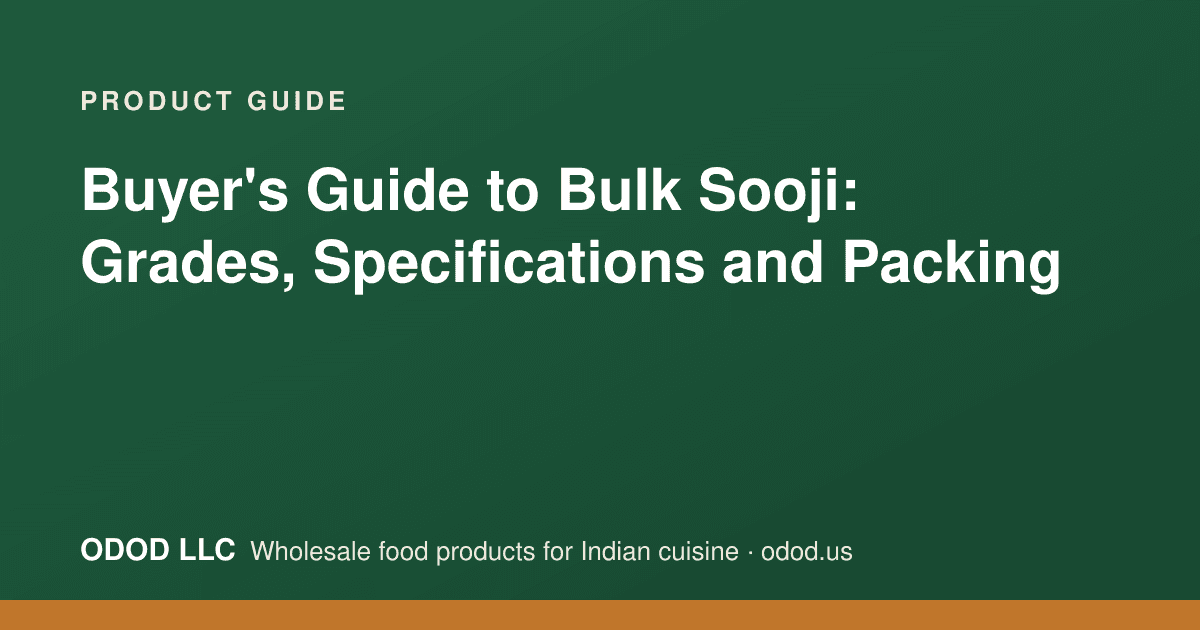Bulk sooji semolina in coarse, medium and fine granulation samples for export specification comparison