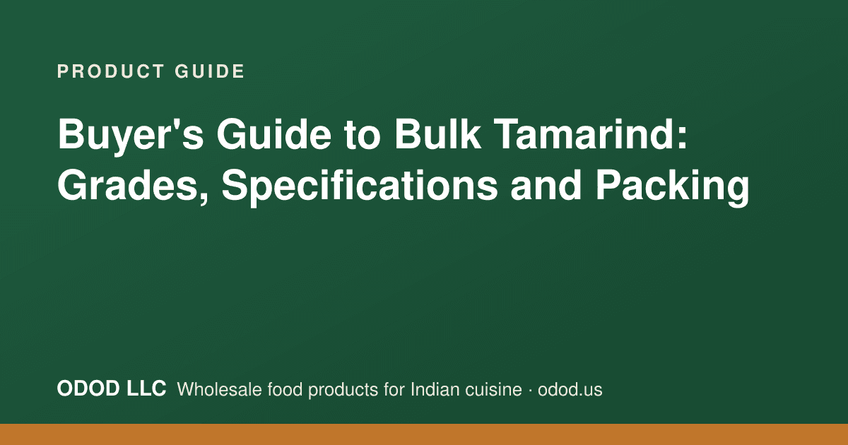Pressed blocks of seedless tamarind pulp stacked beside lined export cartons in a warehouse