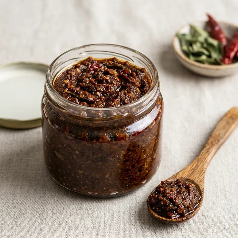 Andhra Curry Style Paste / Andhra Masala Paste / Spicy Andhra Cooking Paste (illustrative image)