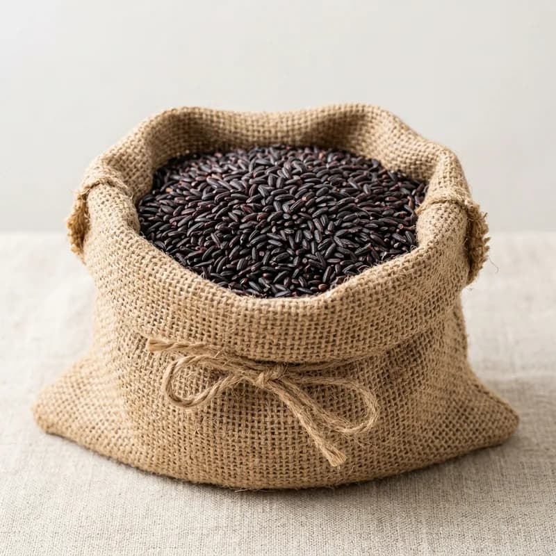 Black Rice / Forbidden Rice / Emperor's Rice / Purple Rice (illustrative image)