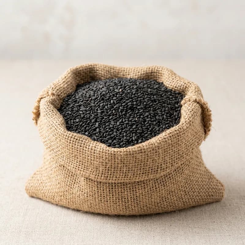 Black Sesame Seeds / Kala Til / Gingelly (illustrative image)