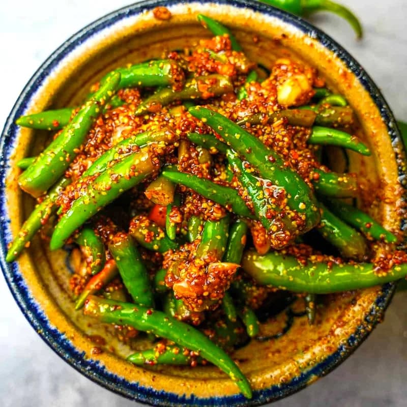 Chilli Pickle / Mirchi ka Achar