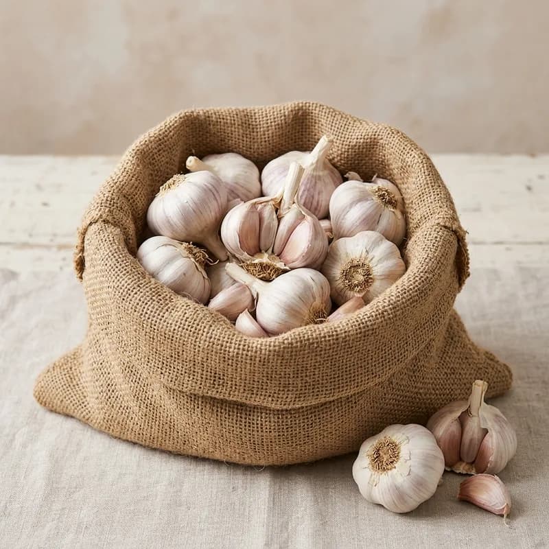 Garlic / Lahsun / Fresh Garlic Cloves (illustrative image)