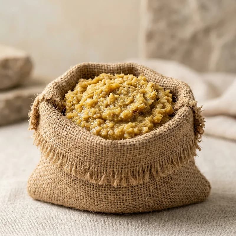 Ginger Garlic Paste / Adrak Lahsun Paste / Fresh Ginger-Garlic Blend (illustrative image)