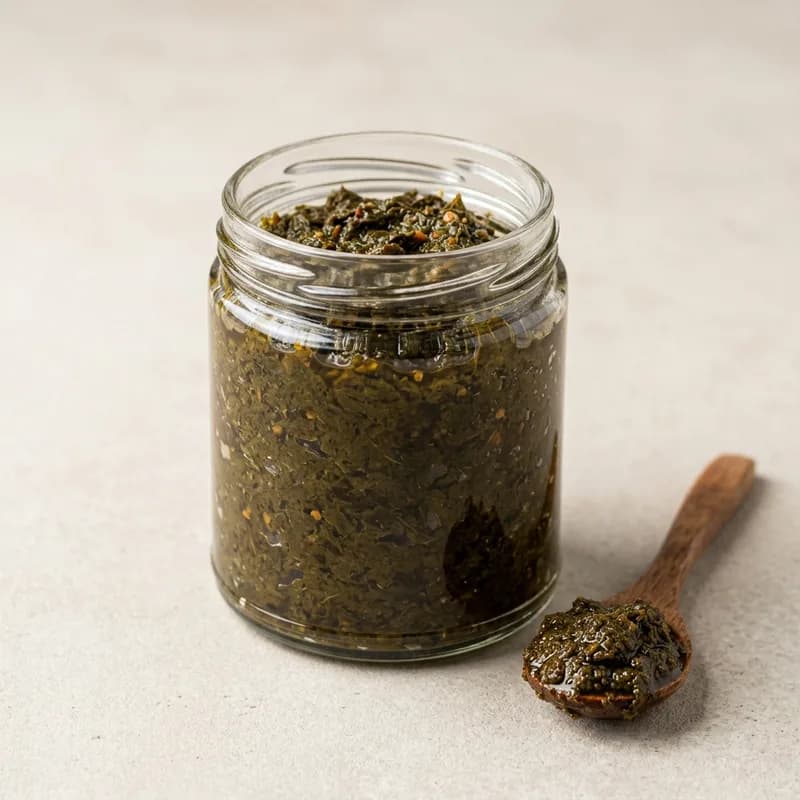 Gongura Paste / Sorrel Leaf Paste / Andhra Gongura Cooking Paste (illustrative image)