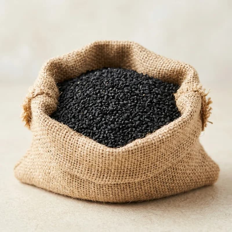 Kalonji / Nigella Seeds / Black Cumin / Onion Seeds (illustrative image)