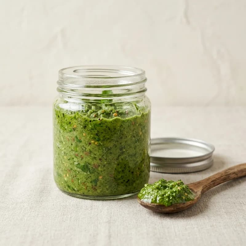 Mint Chutney / Pudina Chutney (illustrative image)