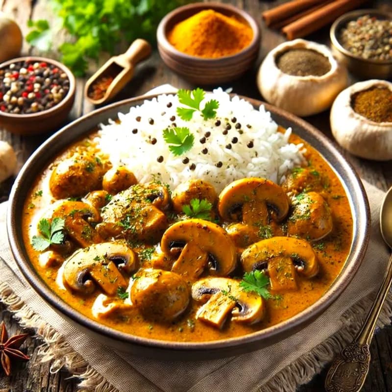 Musroom Curry Masala