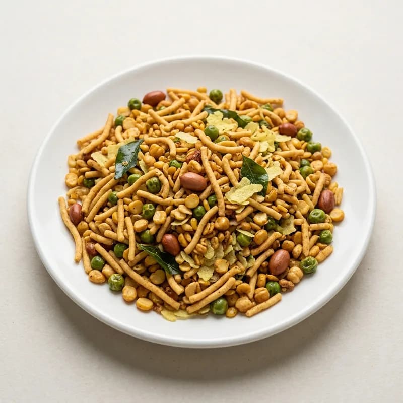 Nadayadi Mix / Mix Namkeen / Simply Farsan Mixture (illustrative image)