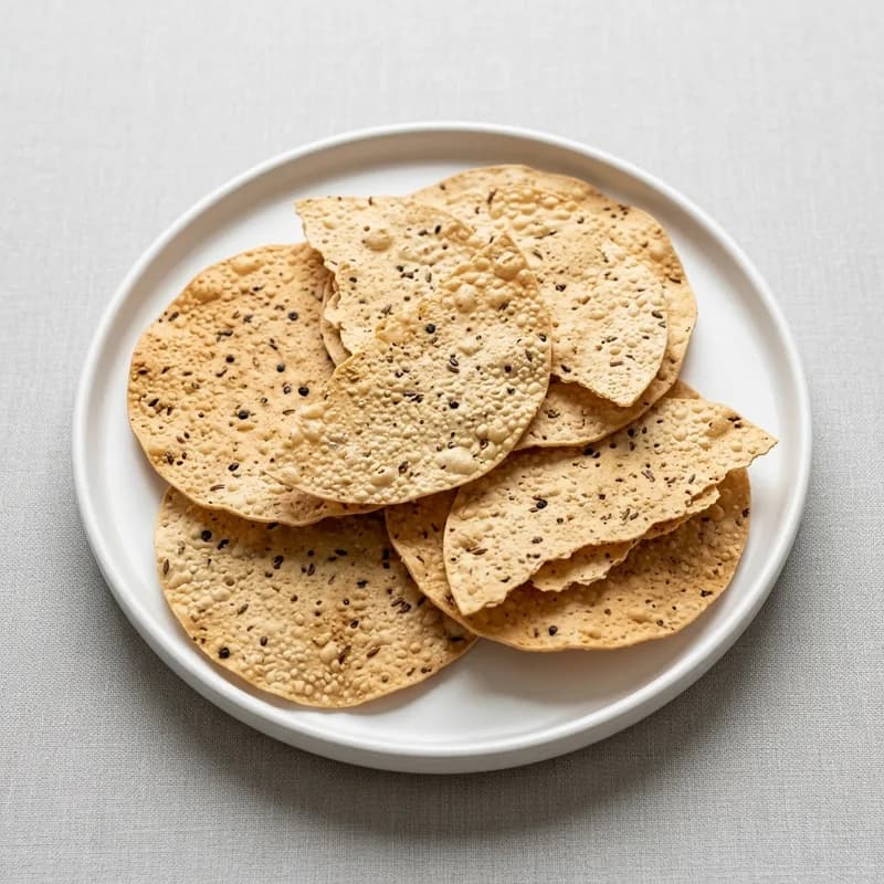 Papad / Papadum / Poppadum (illustrative image)