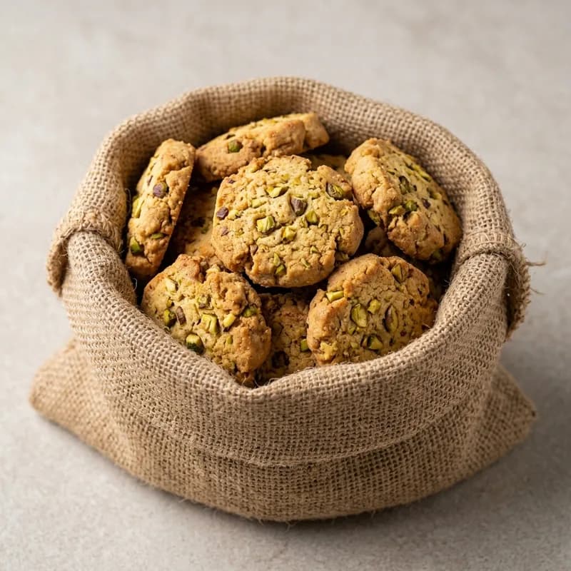 Pistachio Biscuits (illustrative image)