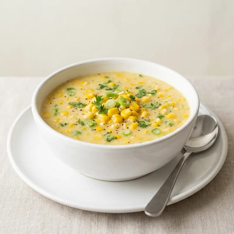 Sweet Corn Soup (illustrative image)